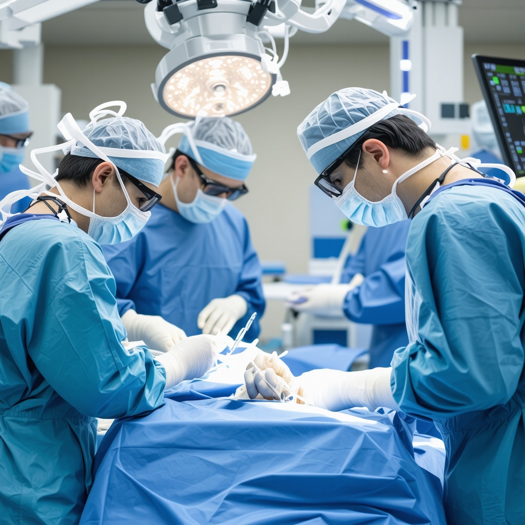Robotic-assisted spine surgery with advanced imaging and navigation in NJ operating room