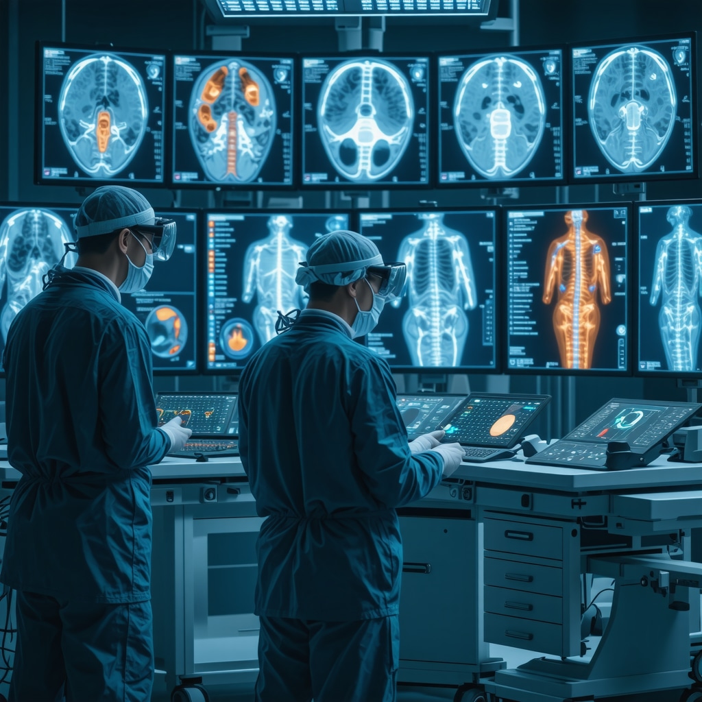 Board-certified spine surgeon using AI and augmented reality technology in surgical planning