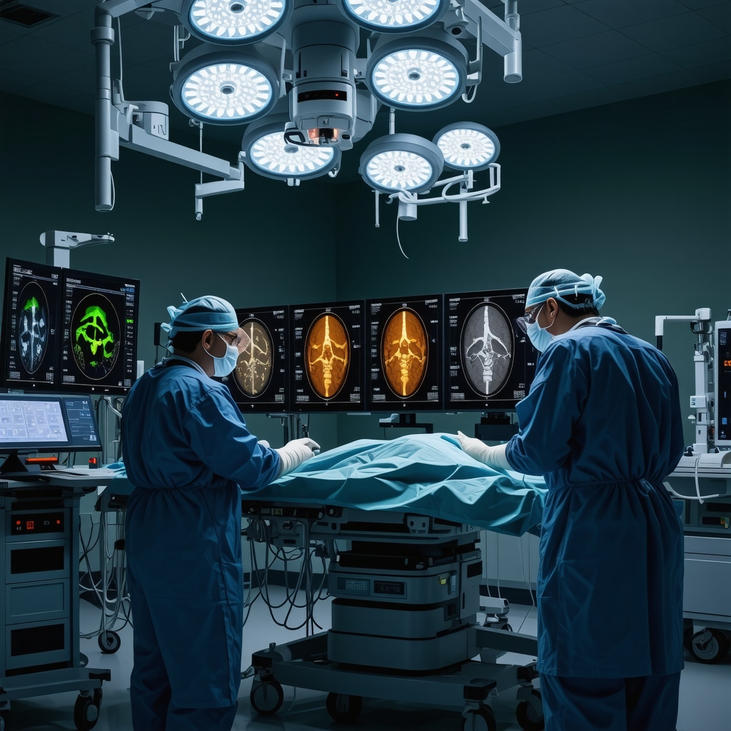 Surgeons utilizing neurophysiological monitoring and advanced imaging during spine surgery