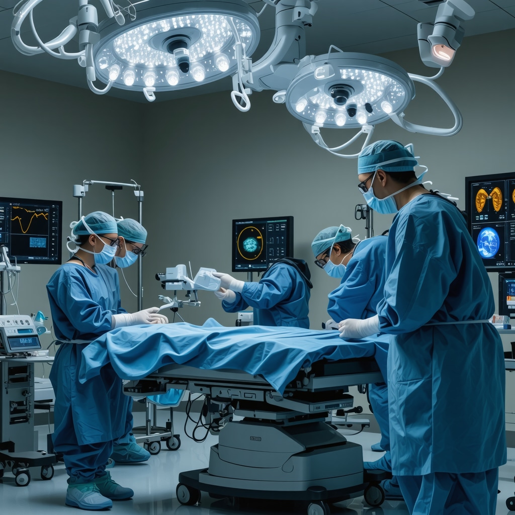Robotic-assisted spine surgery with AI guidance and neuromonitoring in a New Jersey operating room