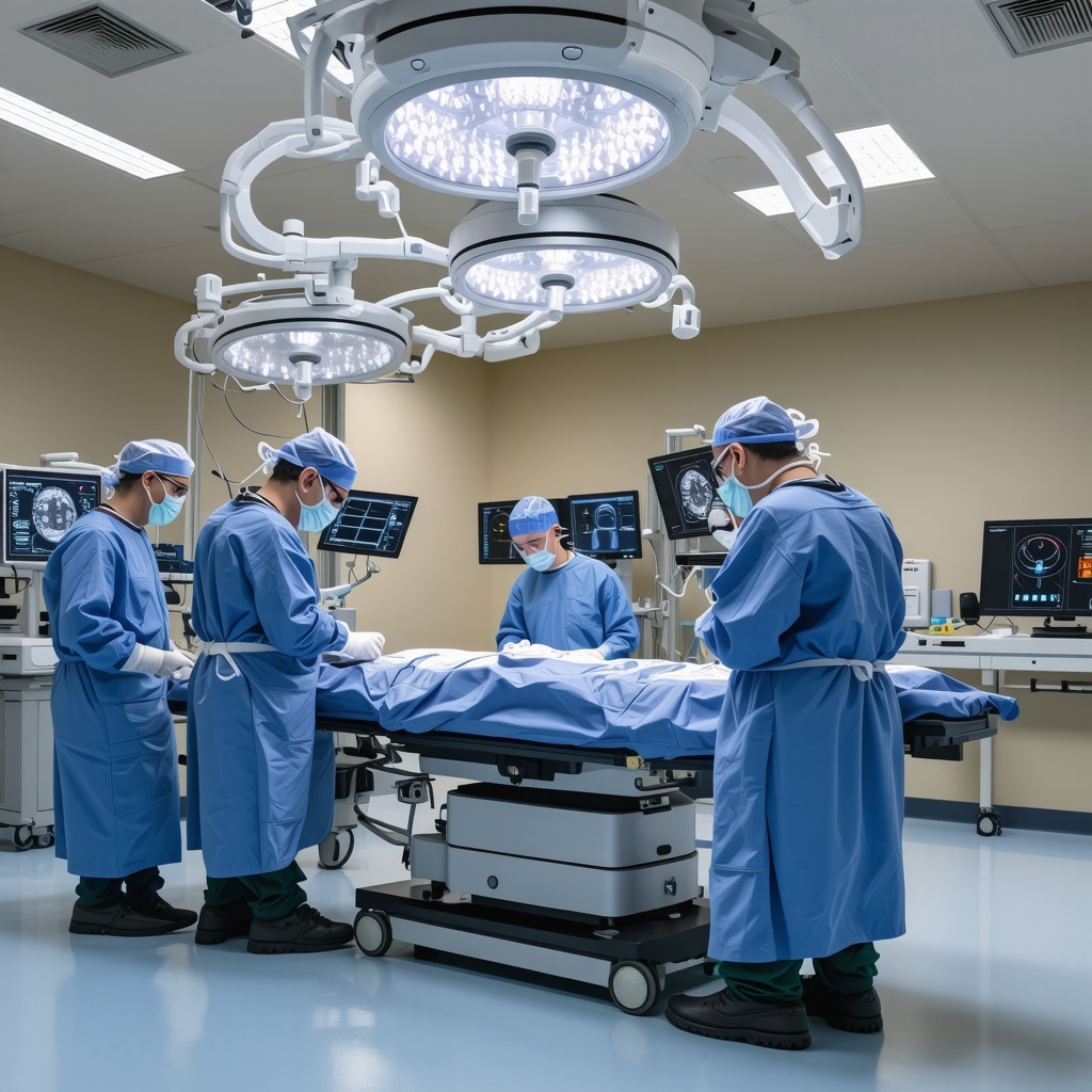 Robotic spine surgery system with surgeons using AI technology in New Jersey