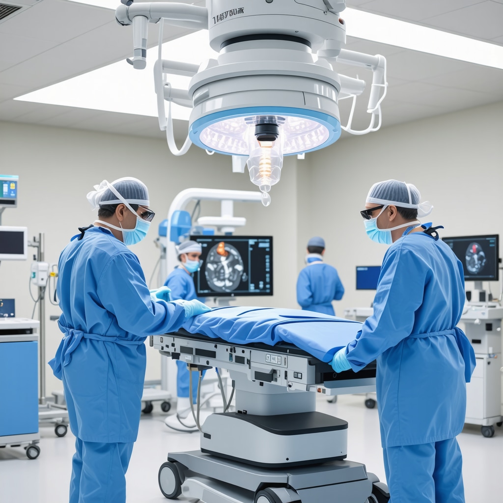 Robotic-assisted spine surgery with 3D imaging and advanced instruments in an NJ operating room