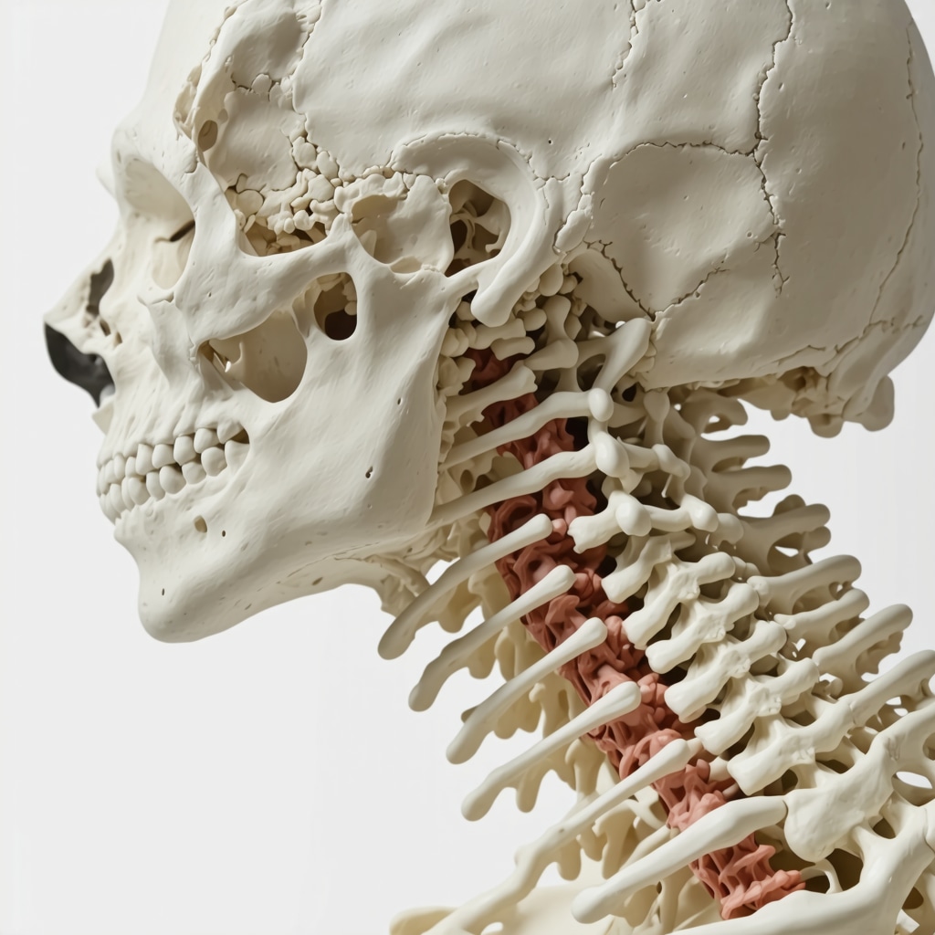 3D anatomical spine model highlighting vertebrae fractures and surgical planning