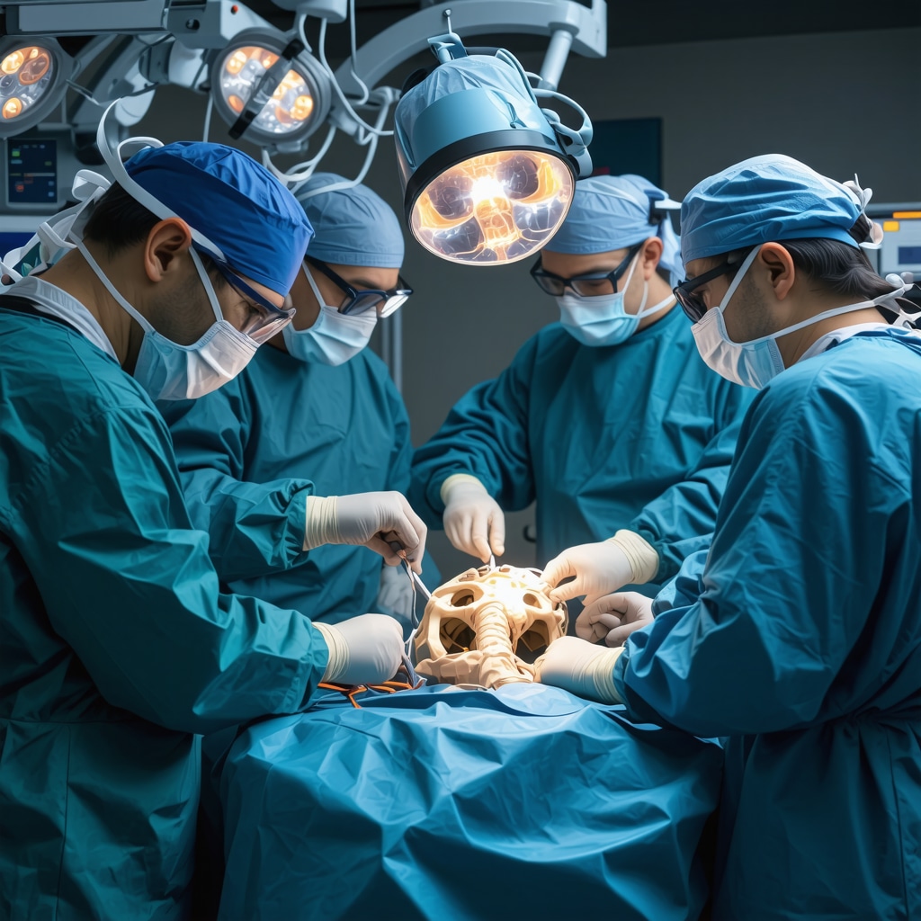 Surgeons using augmented reality and neurophysiological monitoring during spine surgery in NJ