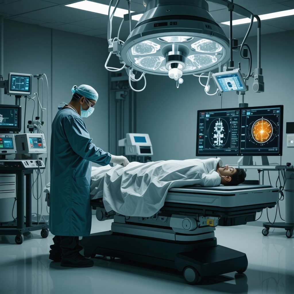 AI-driven neuromodulation equipment integrated with neuroimaging for personalized spine surgery