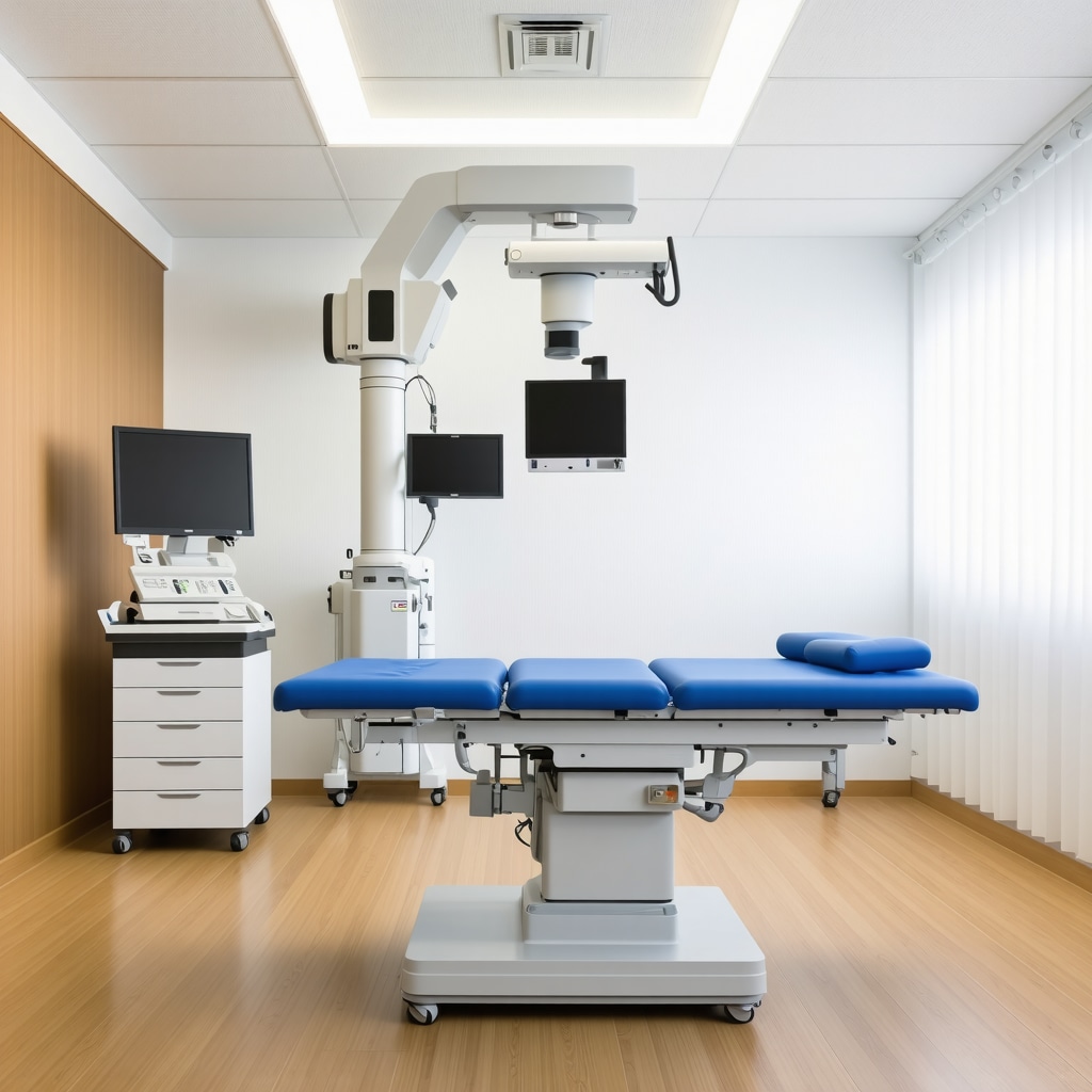Advanced diagnostic and treatment room at a spine clinic in Middlesex, NJ
