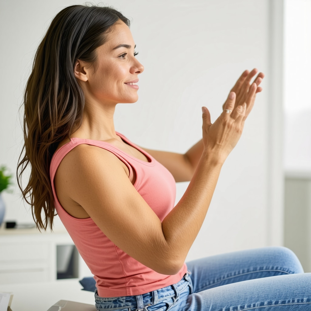 Patient doing physical therapy exercises after spine surgery in New Jersey