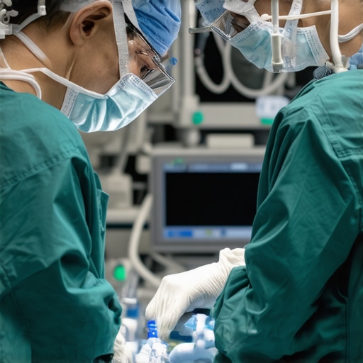 Surgeon operating robotic-assisted spine surgery system in NJ