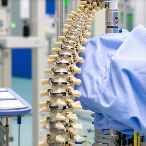 Robotic-assisted spine surgery device performing decompression in a NJ hospital