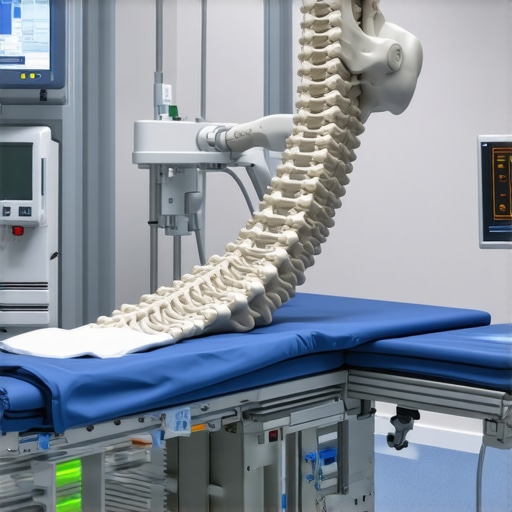 Robotic-assisted spine surgery in a modern operating room