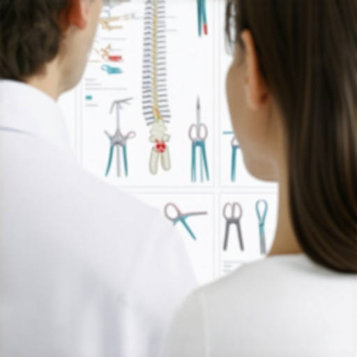 Doctor explaining spine treatment options to a patient