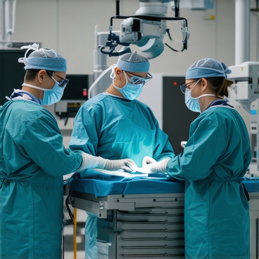 Robotic-Assisted Spine Surgery Surgeons using robotic-assisted technology during spine surgery.